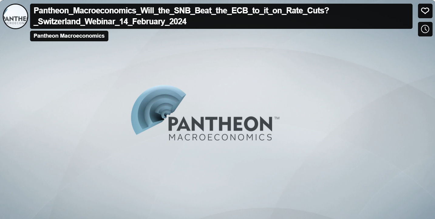 EZ Webinar February 2024: Will the SNB Beat the ECB to it on Rate Cuts?